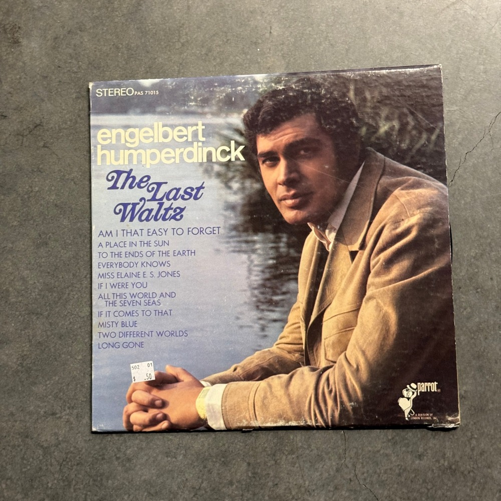 Engelbert Humperdinck The Last Waltz Vinyl LP Parrot PAS 71015 Stereo 1967